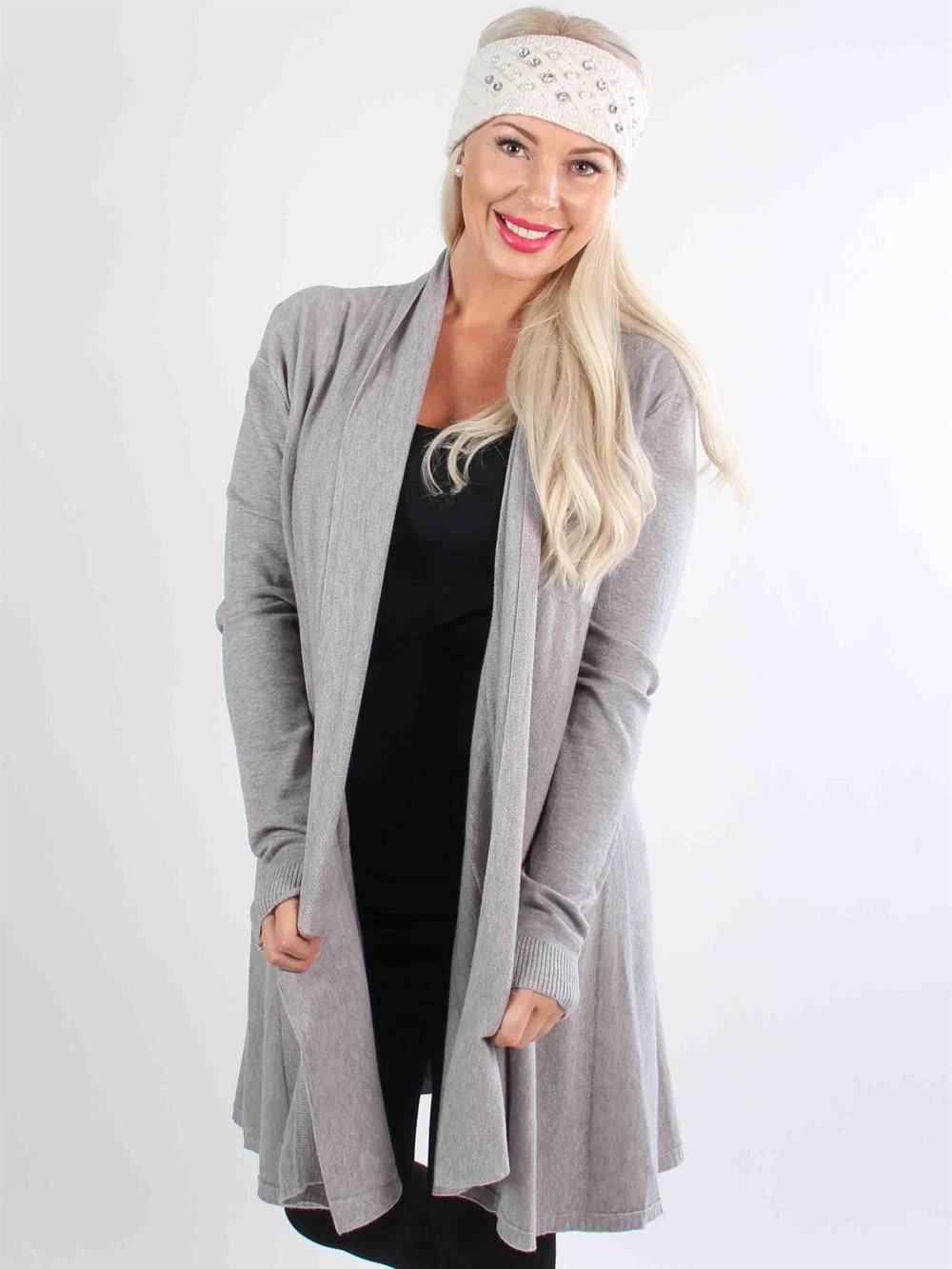 Zizi - Sort blød strik cardigan