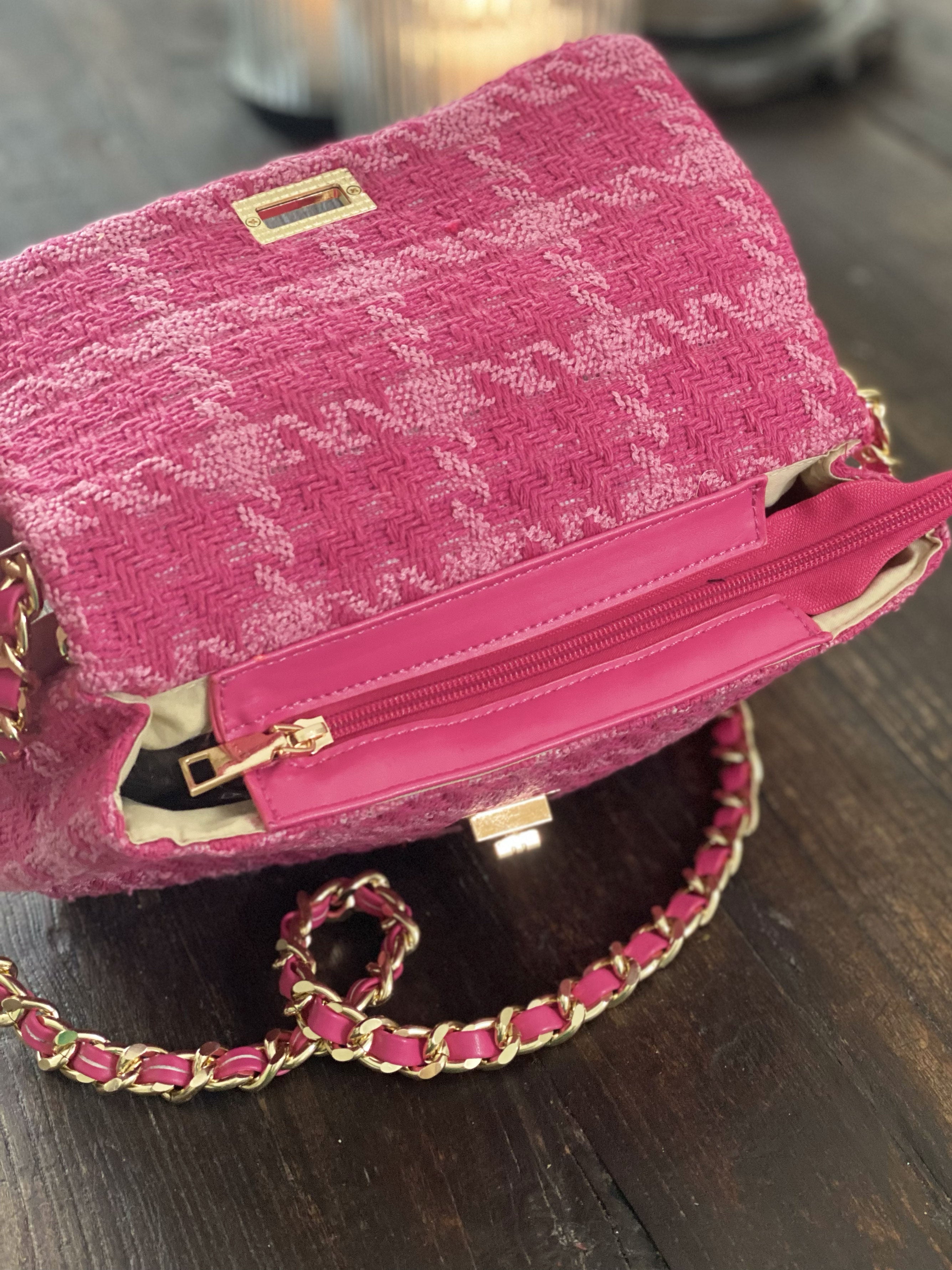 Zoe - Fed ternet taske med kæde