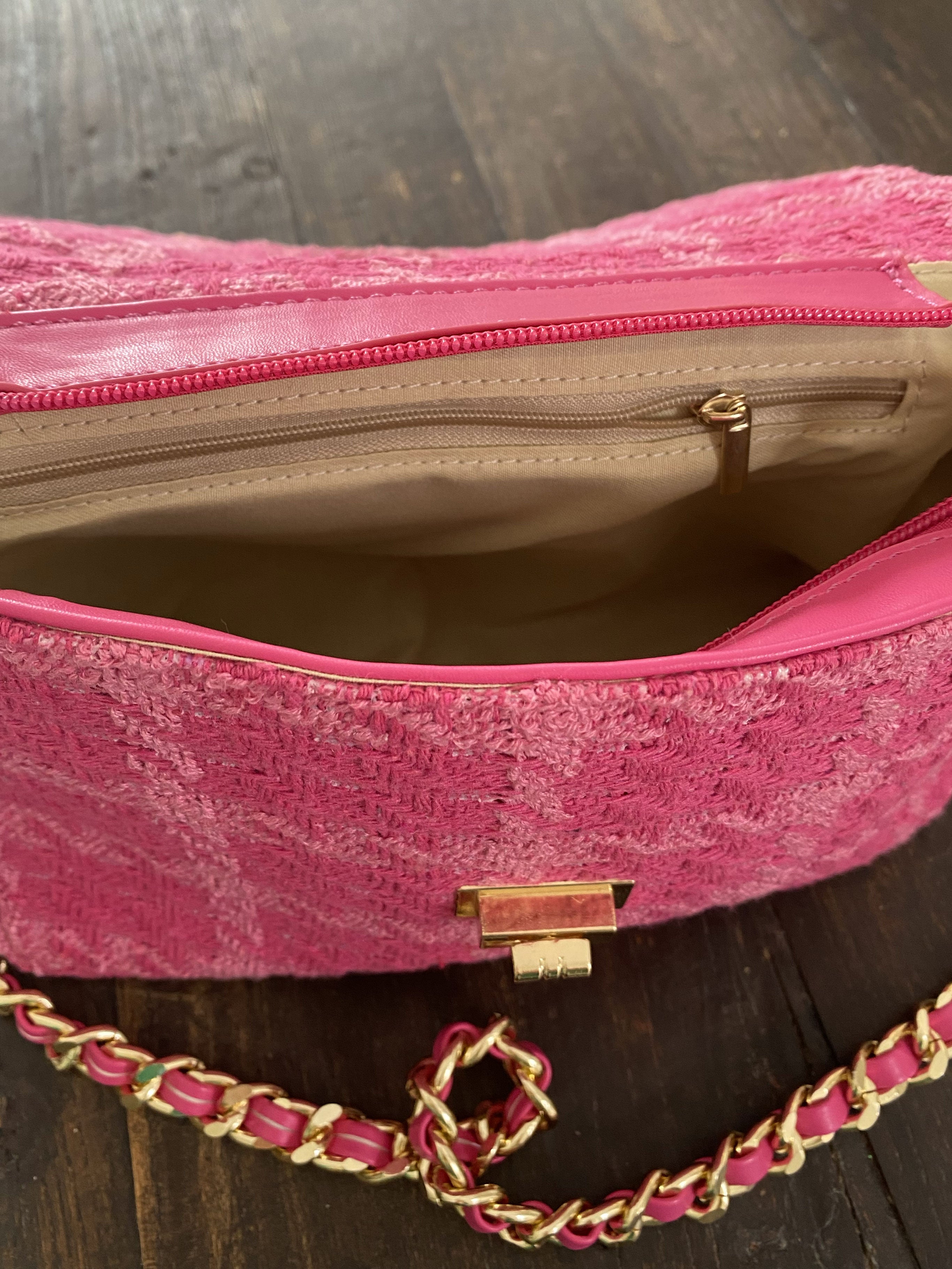 Zoe - Fed ternet taske med kæde