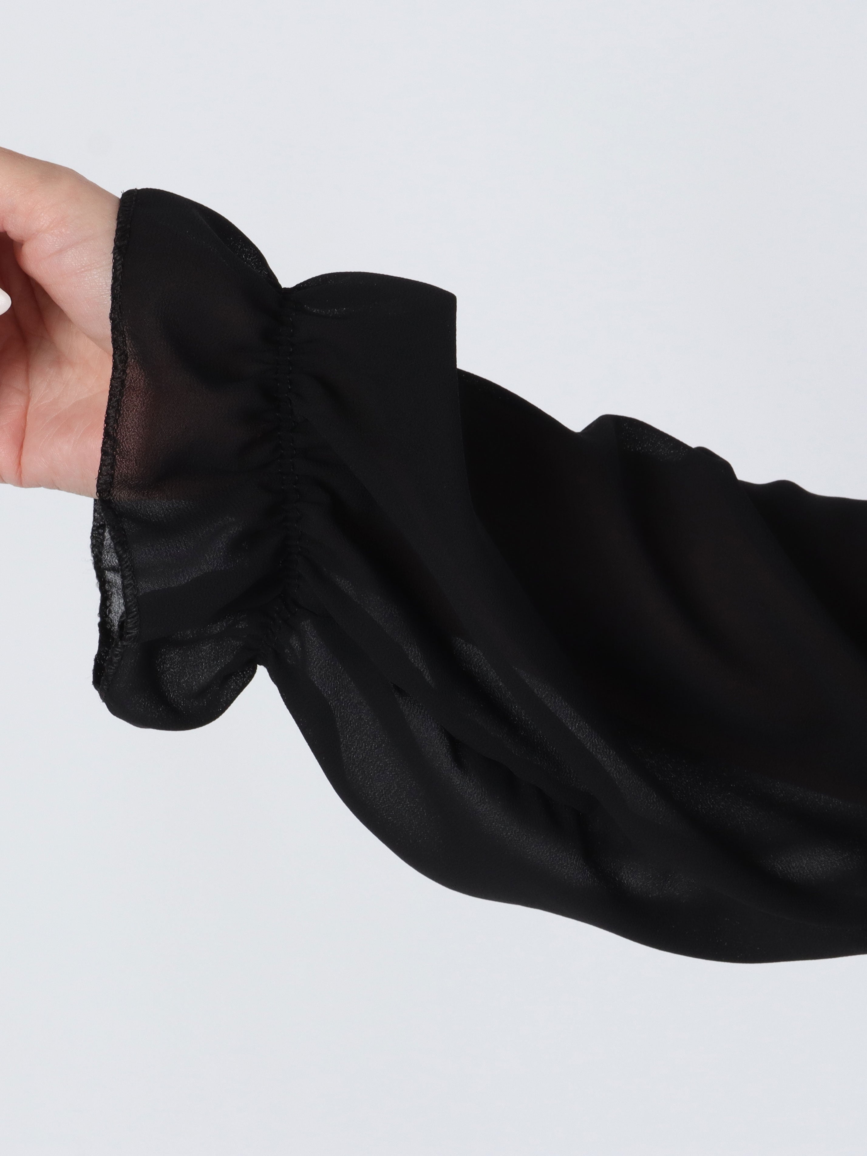 Nellike - Sød tunika i chiffon med pailletter