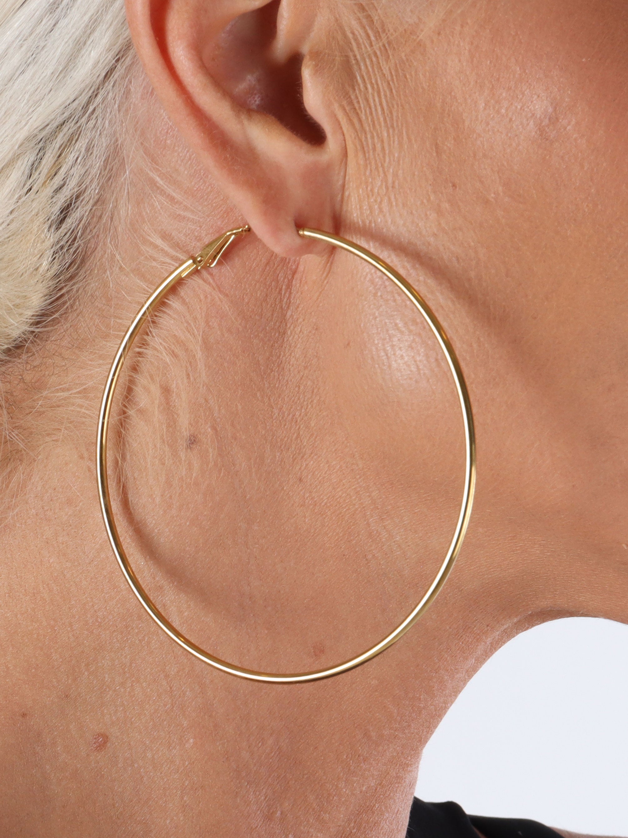 Florence - Store runde øreringe