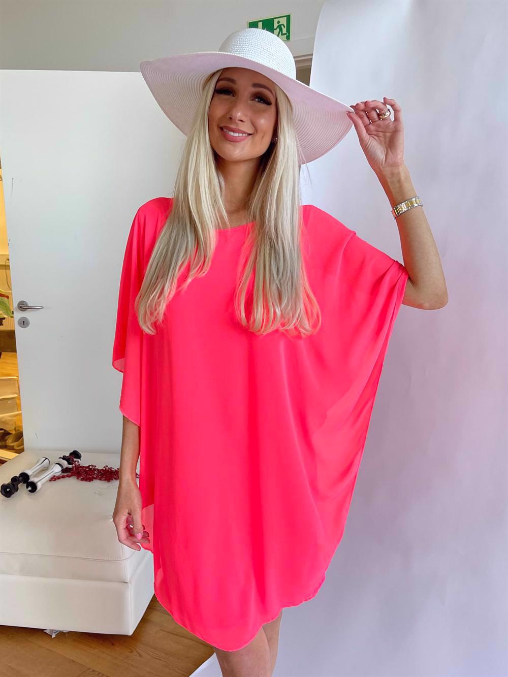 Kenya - Tunikakjole med chiffonlag