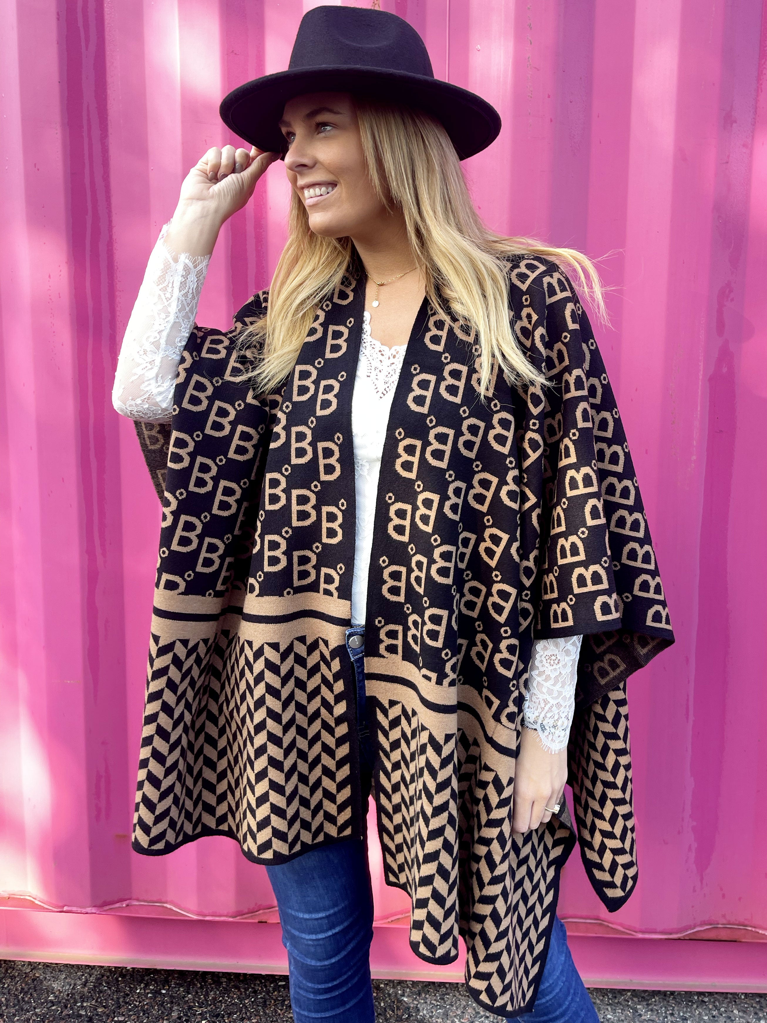 Rosalinde - Blød mønstret striksjal