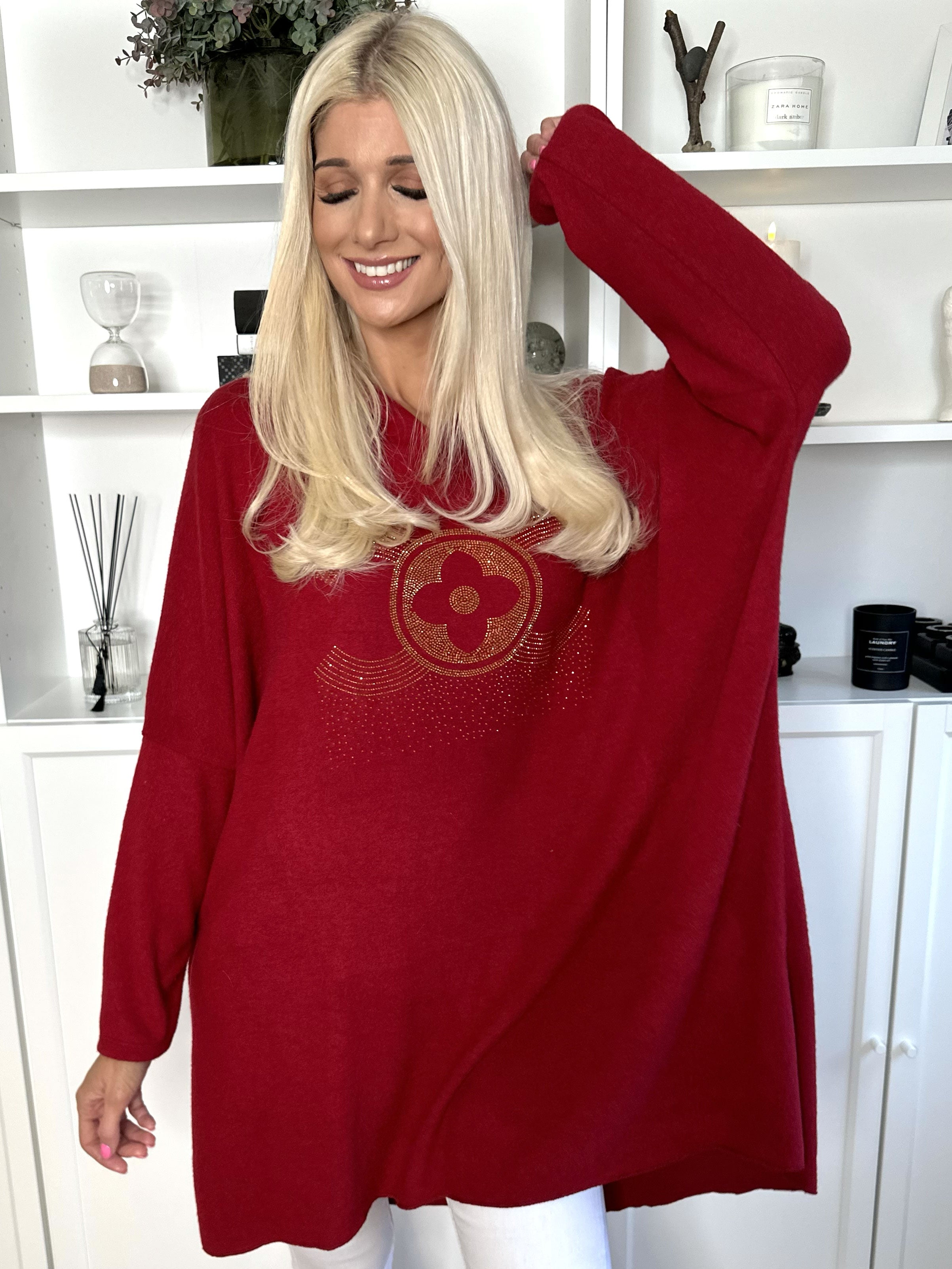 Lilje - Meget blød bluse i viscose med hætte