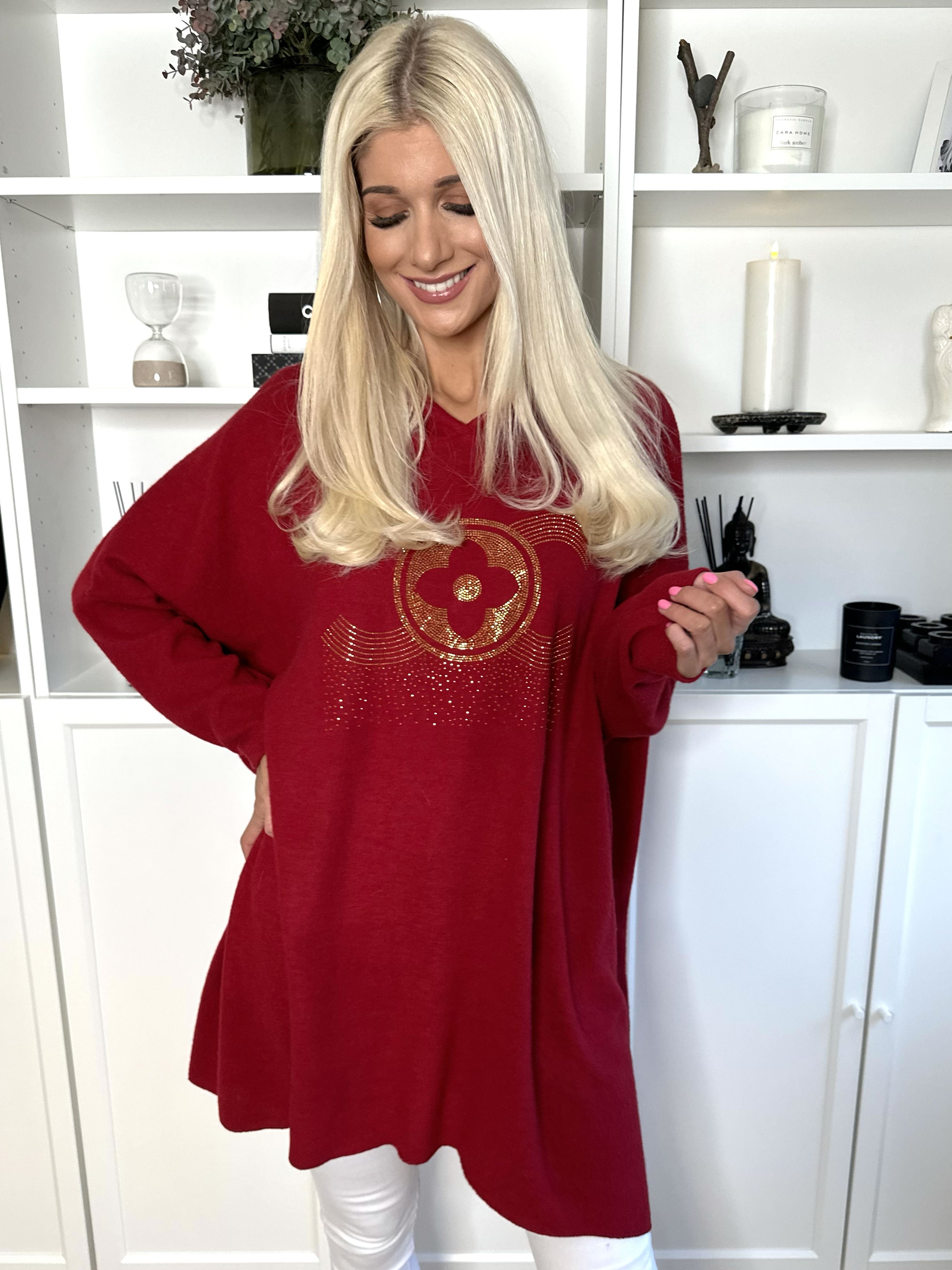 Lilje - Meget blød bluse i viscose med hætte