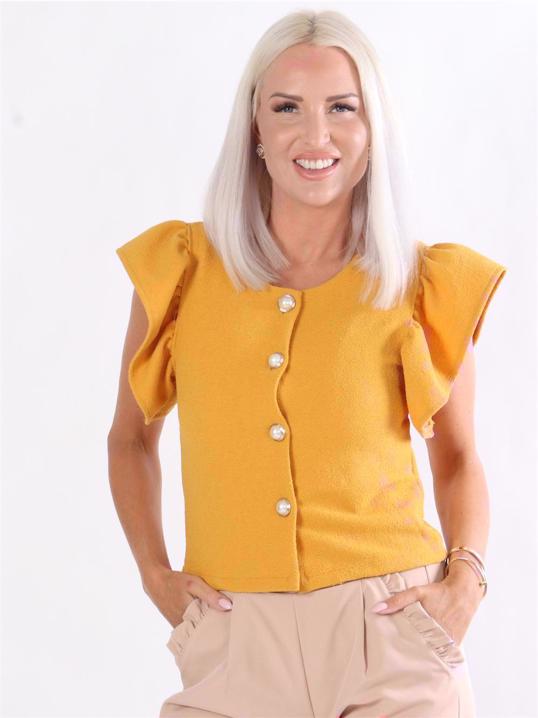 Molly - Fin cardigan med perleknapper