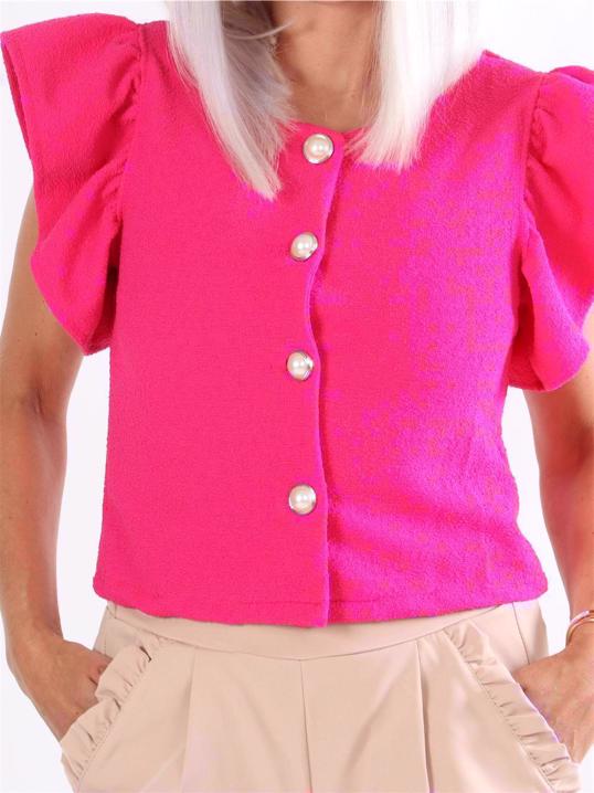 Molly - Fin cardigan med perleknapper