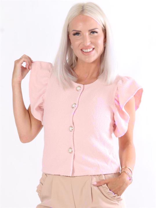 Molly - Fin cardigan med perleknapper