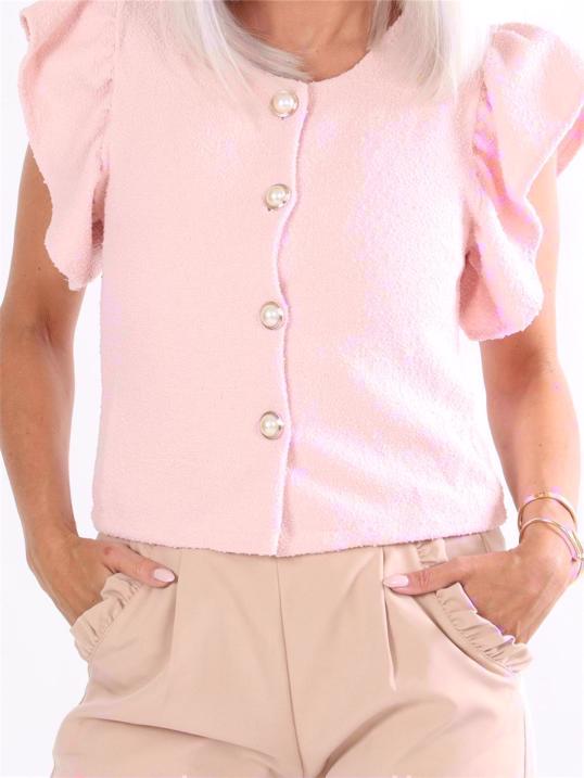 Molly - Fin cardigan med perleknapper