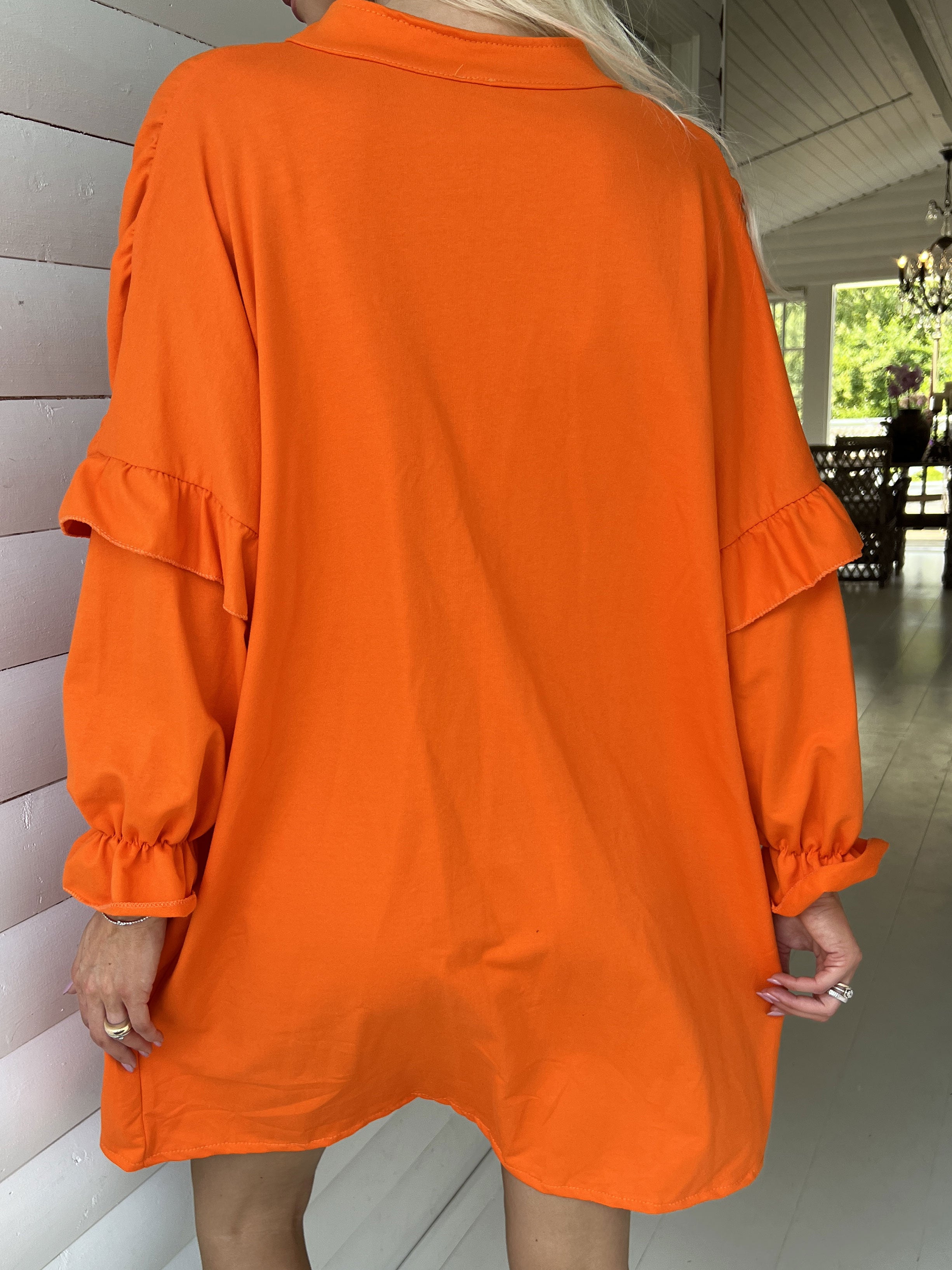 Monica Jersey - Sød joggingkjole med flæser