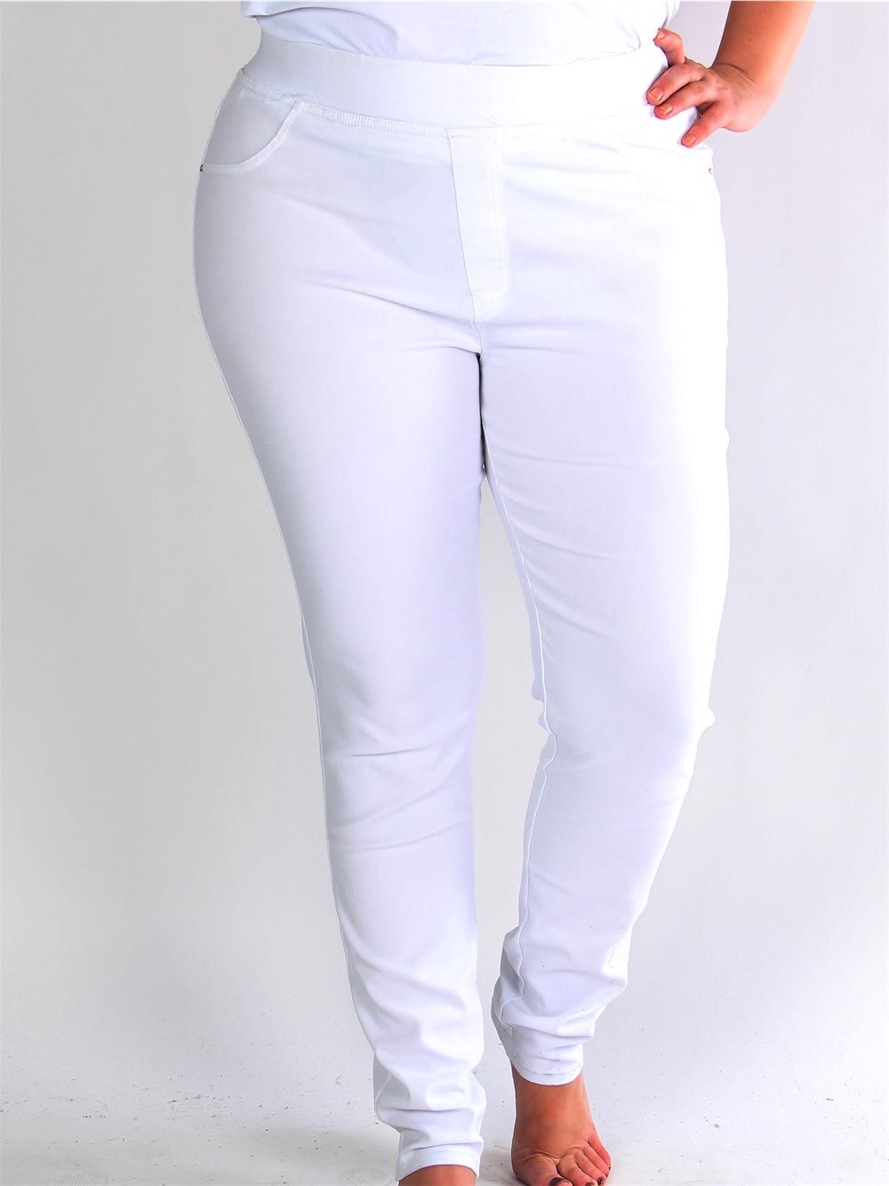 Pandora - Beigefarvet leggings i jeans look