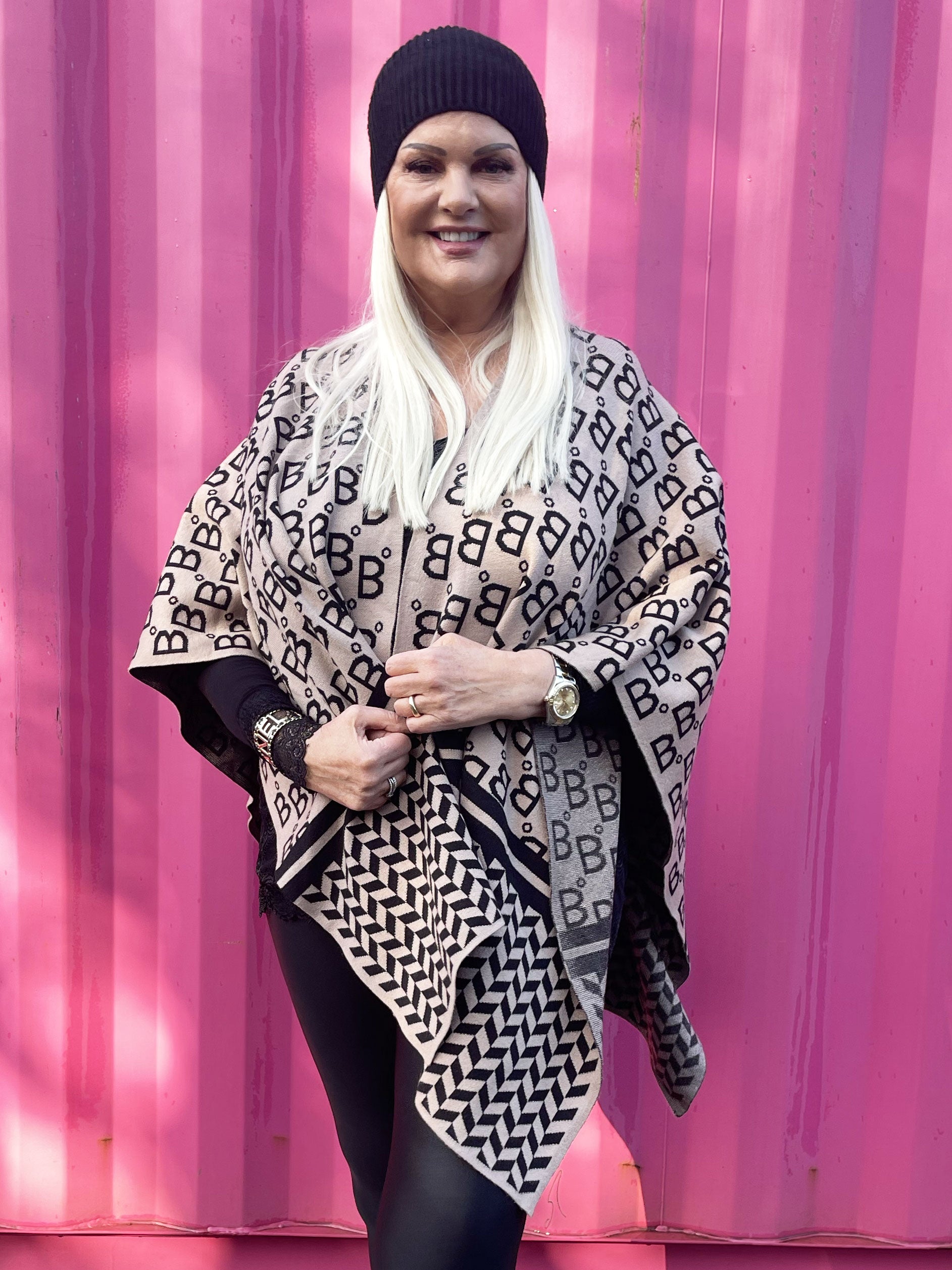 Rosalinde - Blød mønstret striksjal