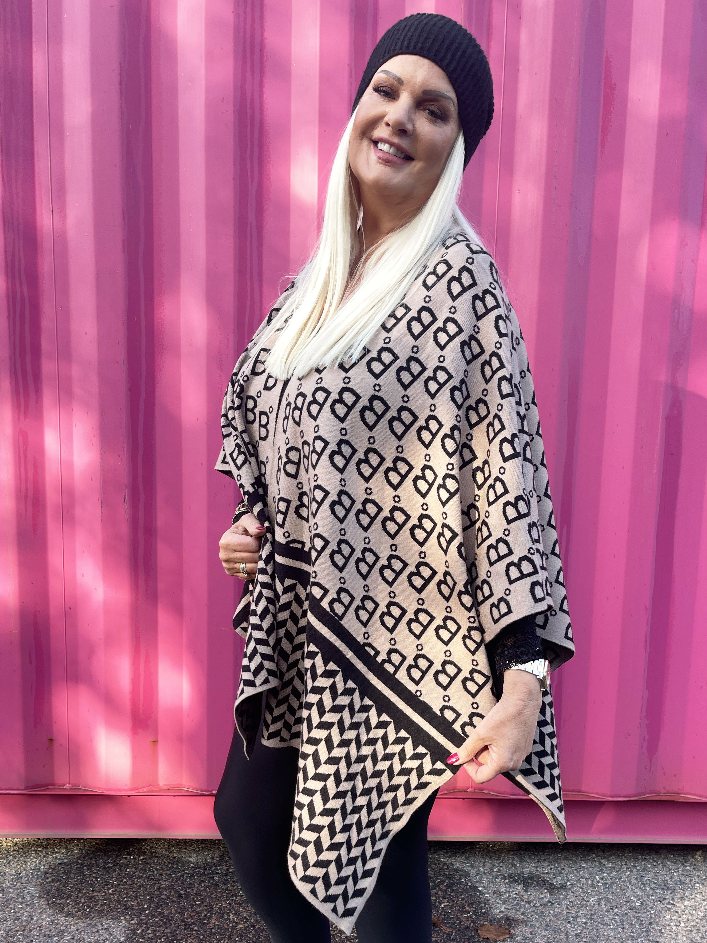 Rosalinde - Blød mønstret striksjal