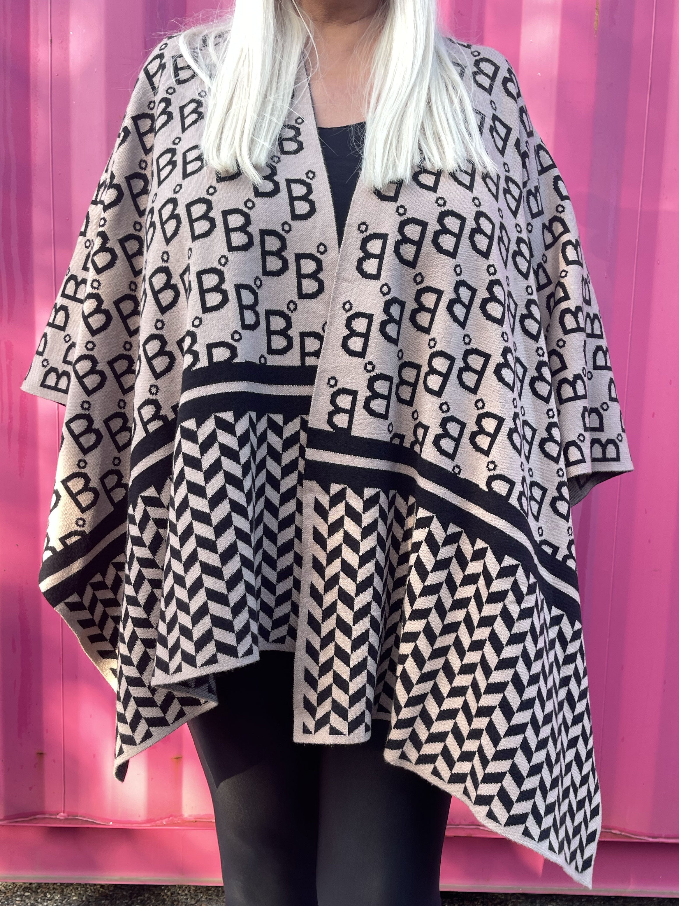 Rosalinde - Blød mønstret striksjal