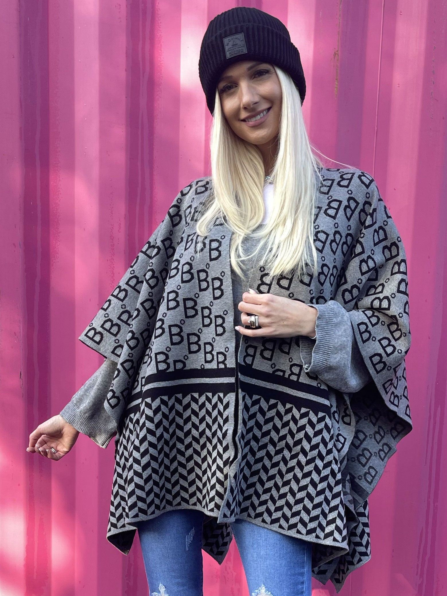 Rosalinde - Blød mønstret striksjal