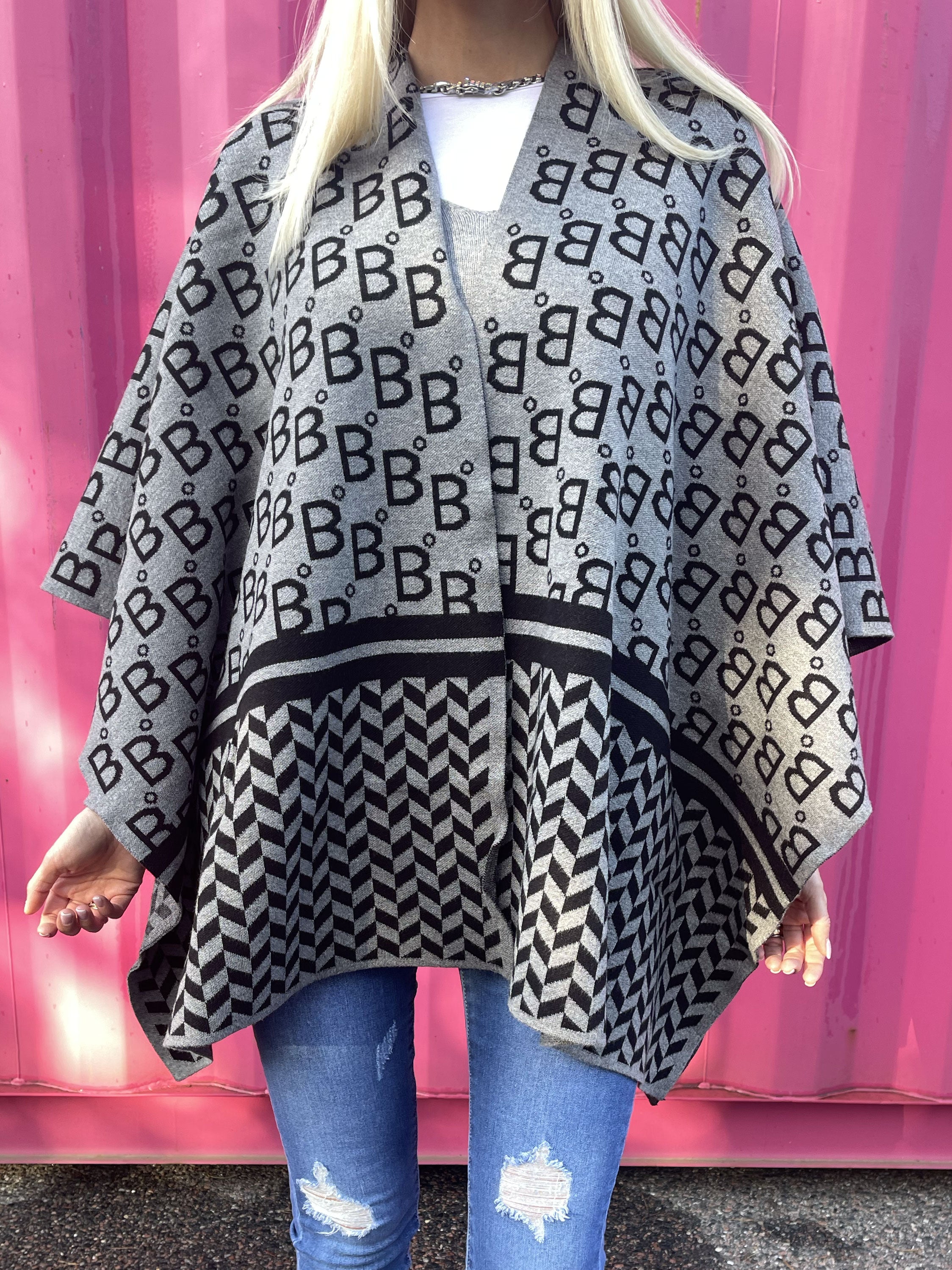 Rosalinde - Blød mønstret striksjal