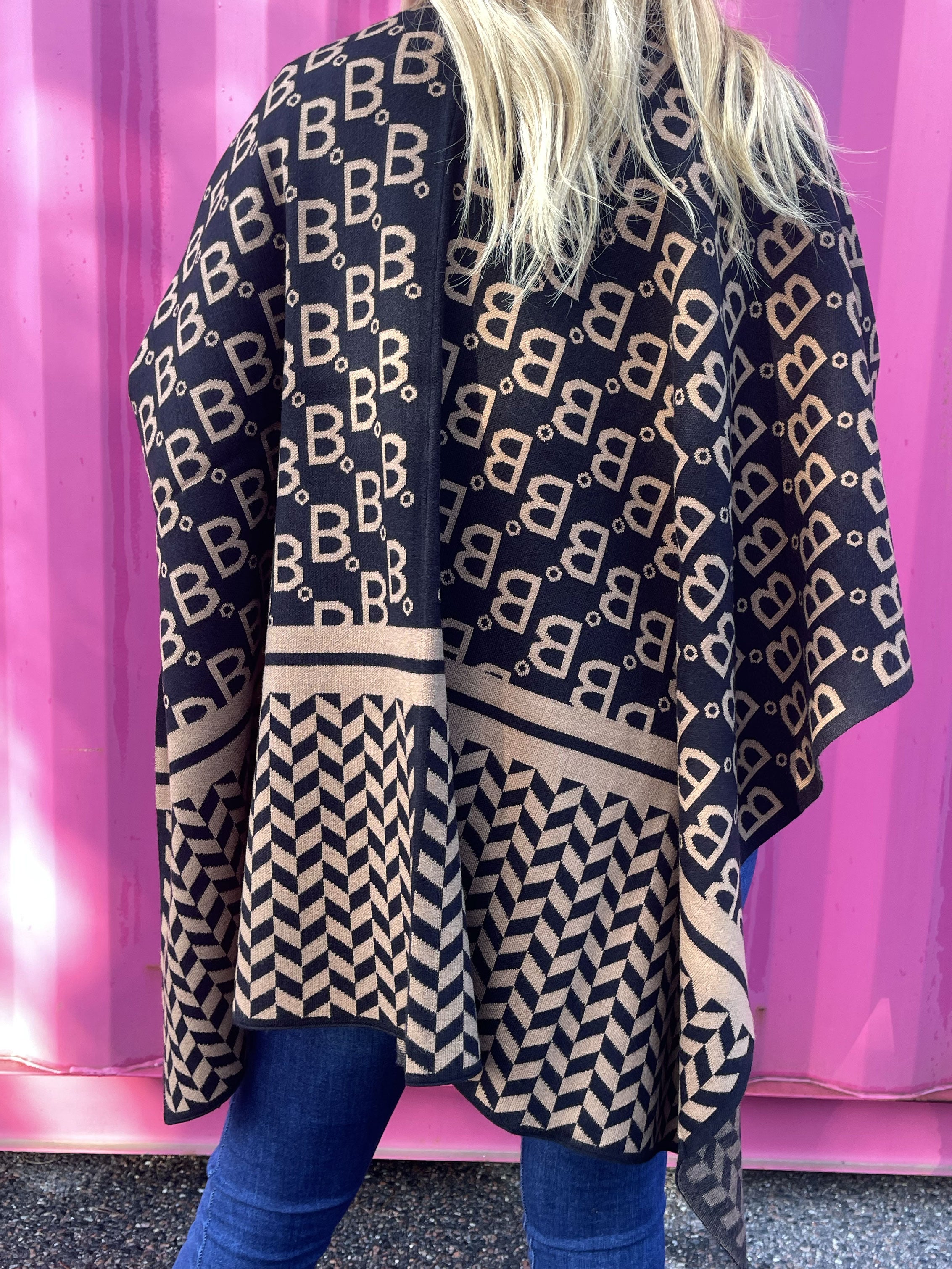 Rosalinde - Blød mønstret striksjal